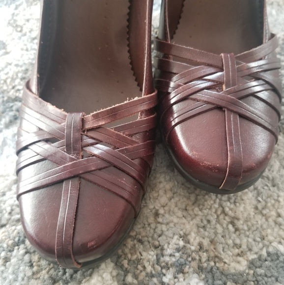 Connie Block Chunky Heel Sz 10 All Day Work Shoe - Picture 2 of 6